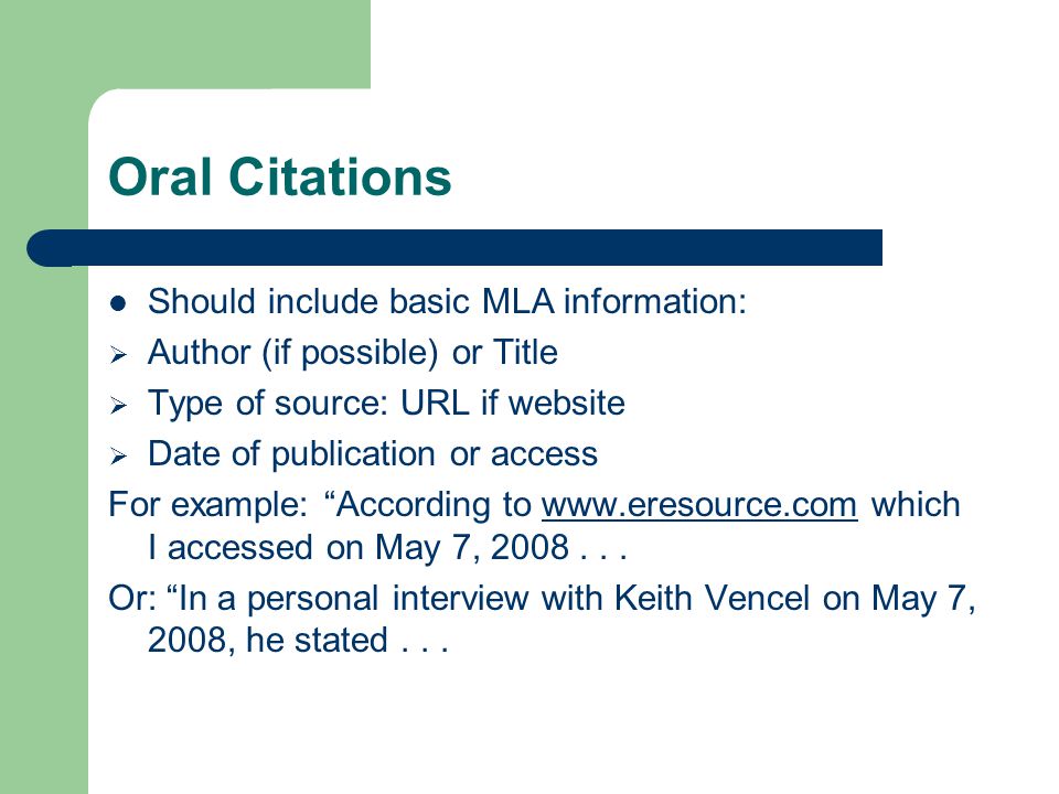 Oral citations deals